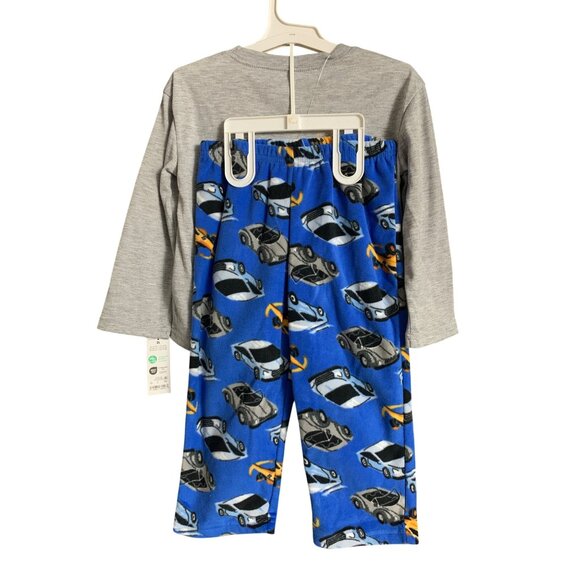 Carters Toddler Boy Race Car Themed Soft Polyester Pajama Set Size 18M - Picture 3 of 7